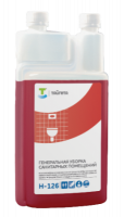Н-126 (Флакон 1 литр двухгорловый) Средство для генеральной уборки в сангигиенических комнатах