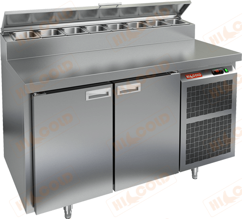 Стол для пиццы HiCold PZ2-11/GN (1/6H)