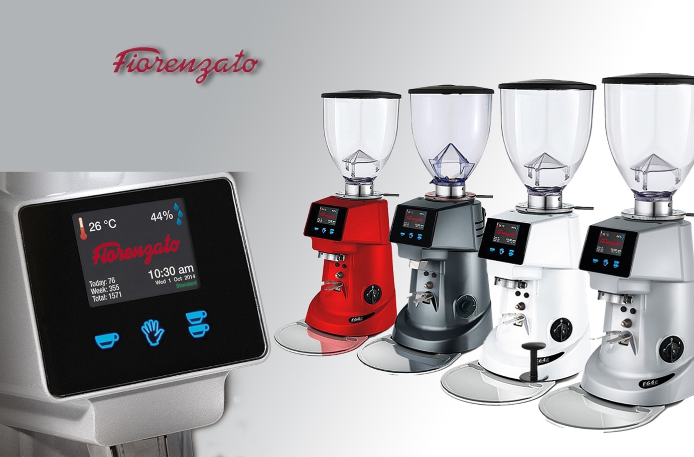 В наличии на московском складе кофемолки Fiorenzato F64 E