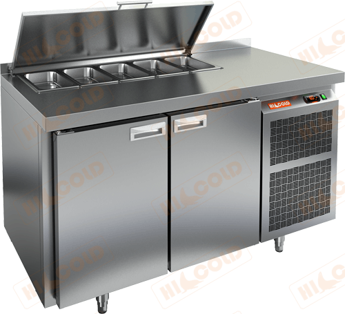 Стол для салатов HiCold SL1-11GN (1/3) без крышки