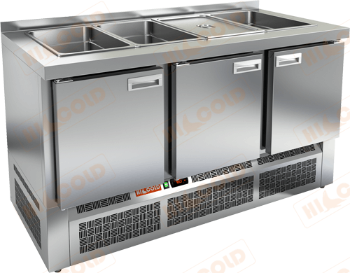 Стол для салатов HiCold SLE3-111GN без крышки