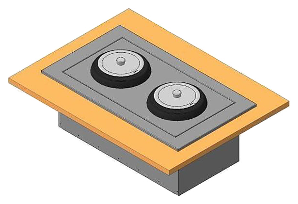 Мармит для первых блюд ITERMA DROP-IN мэ-1с-1025 