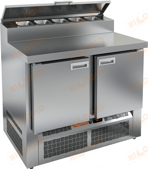 Стол для пиццы HiCold PZE2-11/GN (1/6H)