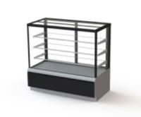 Витрина кондитерская KAYMAN K-ВК-1300 ЛЮКС КВАДРО СЕРЕБРО