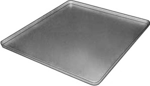 Лист подовый Восход 900*600 плоский алюмин. штампов. 