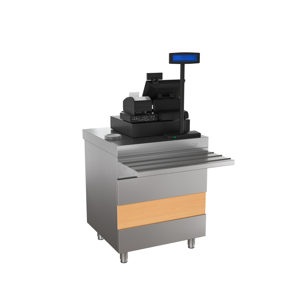 Стол кассовый АТЕСИ Ривьера КСУ-700-02