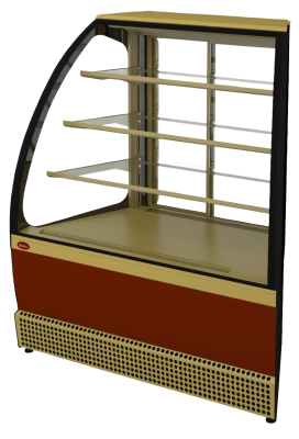 Витрина холодильная МАРИХОЛОДМАШ Veneto VS-UN крашенная (угол наружный), раздвижная дверь