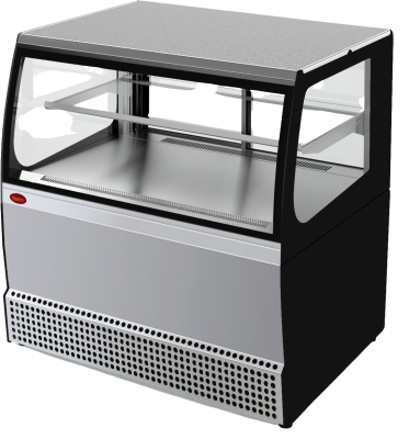 Витрина холодильная МАРИХОЛОДМАШ Veneto Vsk-0,95 нержавейка (кассовая)