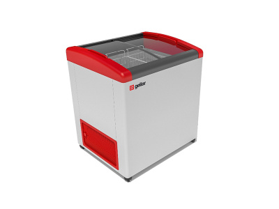 Морозильник горизонтальный FROSTOR FG 250 E красный