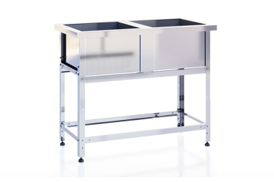 Ванна моечная EKSI ВМН Э 2 (L=1050, S=530, H=850, G=300)