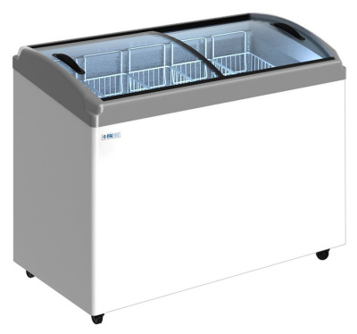 Ларь морозильный ITALFROST СF 300 C 4 корзины, серый