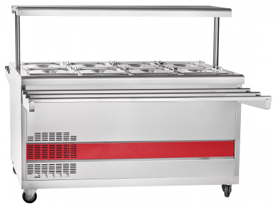 Прилавок холодильный Abat ПВВ(Н)-70ПМ-01-НШ