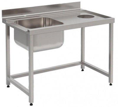 Стол Vortmax для ПМ Abat (1200х770х870) входной, левый