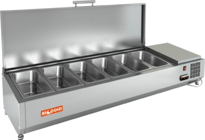 Витрина холодильная HiCold VRTG 2280 со стеклом