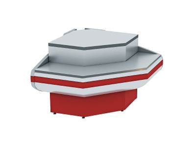 Прилавок кассовый Cryspi Gamma-2 КНП OC 90 (RAL 3004)