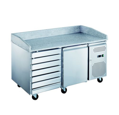 Стол для пиццы HURAKAN HKN-PZG2-16 камень