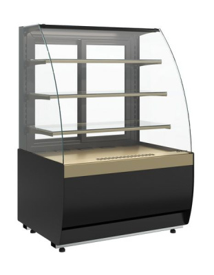 Витрина нейтральная Carboma K70 N 1,3-1 LIGHT (версия 2.0) (9005-0109)