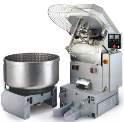 Тестомес BASSANINA спиральный ME80 MIX подкатная дежа