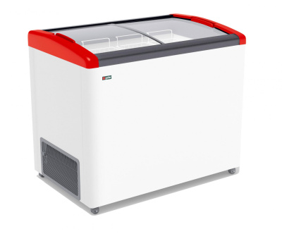 Морозильник горизонтальный FROSTOR FG 375 E красный