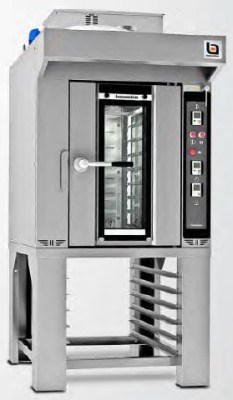 Печь ротационная BASSANINA FR MINI E46.10 со стендом FR MINI E46.PR автоклапан
