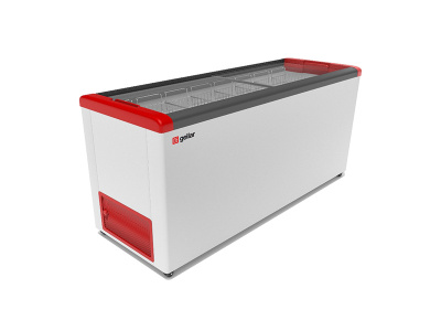 Морозильник горизонтальный FROSTOR FG 700 С красный