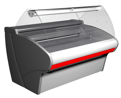 Витрина холодильная Carboma G110 SV 1,5-1 (ВХСр-1,5)