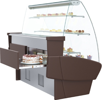 Витрина холодильная CARBOMA K95 SM 1,2-1 0012-1015 (ВХСд-1,2)