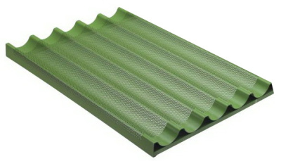 Лист для багет BASSANINA FTVO4060T 5 волн 400X600 тефлон