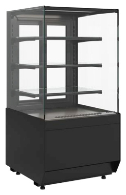 Витрина нейтральная Carboma KC70 N 0,6-1 LIGHT (версия 2.0) (9005)